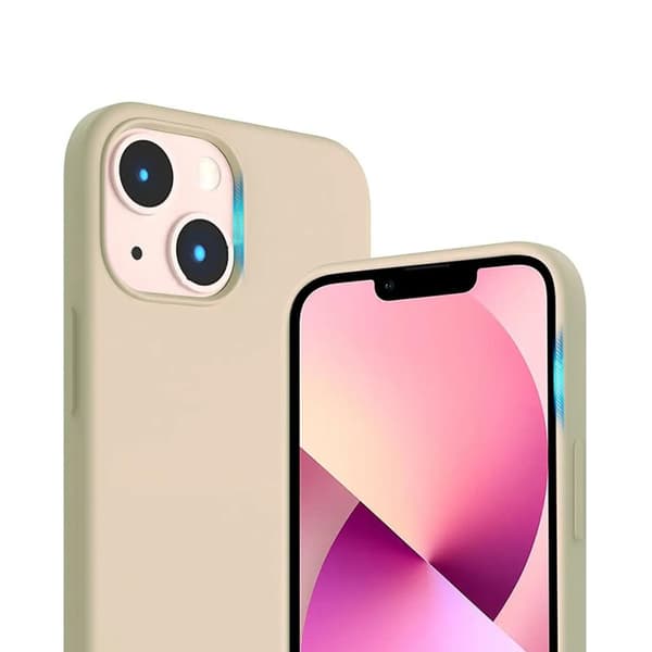 iPhone 14 Silikonskal Rvelon - Beige