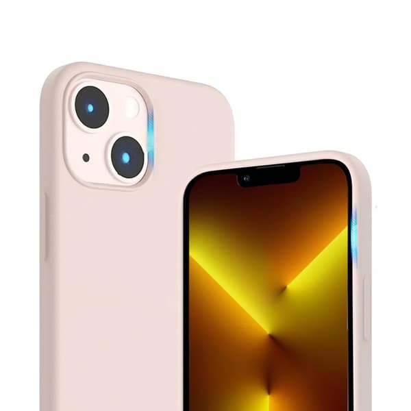 iPhone 14 Plus Silikonskal Rvelon MagSafe - Sand Rosa