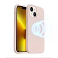Miniatyrbild 1 av 4: iPhone 14 Plus Silikonskal Rvelon MagSafe - Sand Rosa
