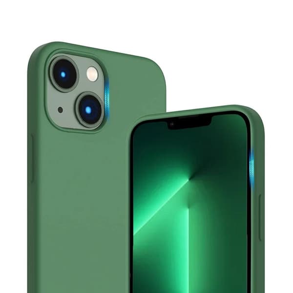 iPhone 14 Plus Silikonskal Rvelon MagSafe - Grön