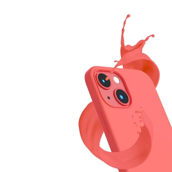 iPhone 14 Silikonskal Rvelon MagSafe - Rosa