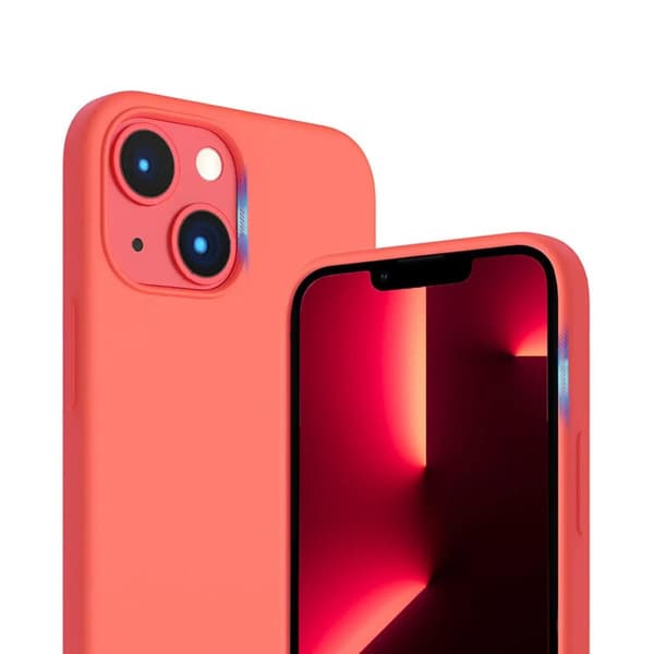 iPhone 14 Silikonskal Rvelon MagSafe - Rosa