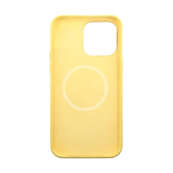 iPhone 14 Pro Max Silikonskal Rvelon MagSafe - Gul