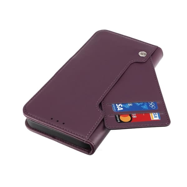 iPhone 14 Pro Max Plånboksfodral Extra Kortfack Rvelon - Lila