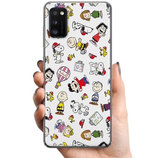 Samsung Galaxy A41 TPU Matkapuhelimen kuori Snobbi Snoopy