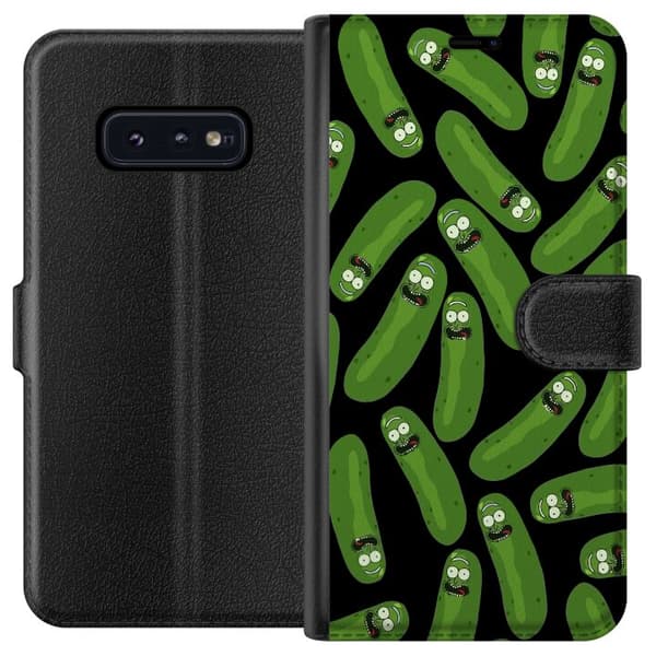 Samsung Galaxy S10e Lompakkokotelo Rick and Morty - Pickle Rick