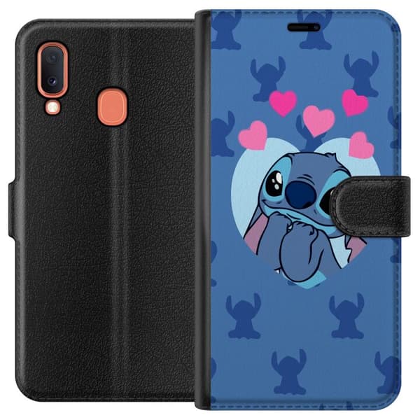 Samsung Galaxy A20e Plånboksfodral Stitch