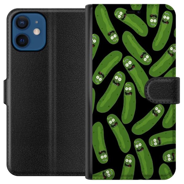 Apple iPhone 12  Plånboksfodral Rick and Morty - Pickle Rick