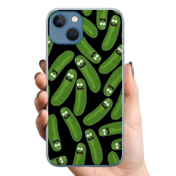 Apple iPhone 13 mini TPU Mobilcover Rick and Morty - Pickle Rick