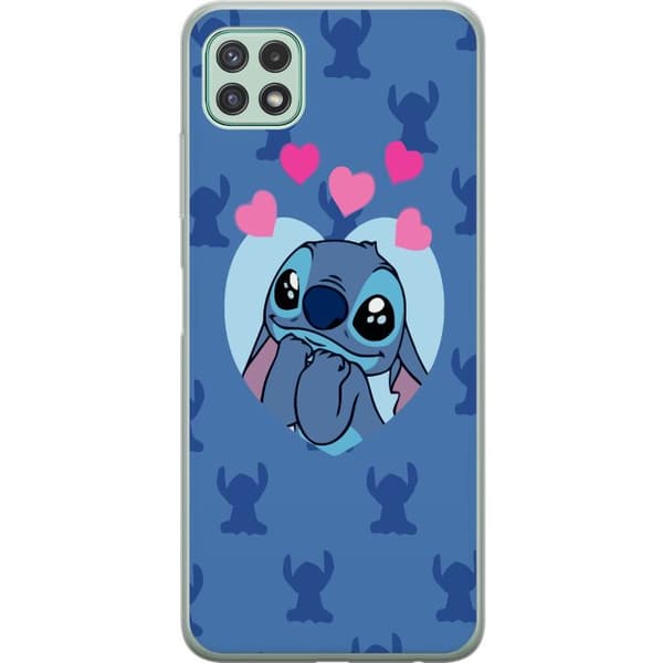 Samsung Galaxy A22 5G Genomskinligt Skal Stitch