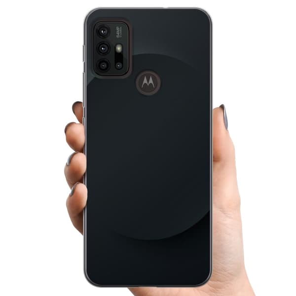 Motorola Moto G30 TPU Mobilcover Sort prik