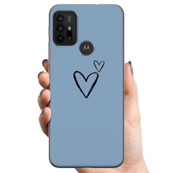 Motorola Moto G30 TPU Mobilcover Hjerte