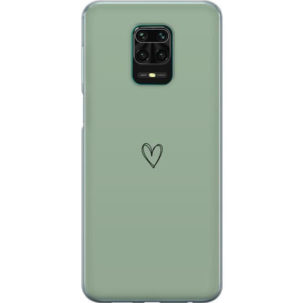 Xiaomi Redmi Note 9 Pro Kuori / Matkapuhelimen kuori - Sydän