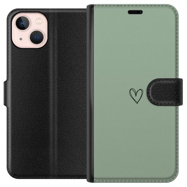 Apple iPhone 13 mini Lompakkokotelo Sydän