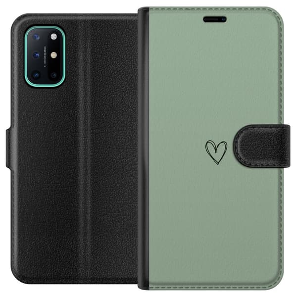 OnePlus 8T Tegnebogsetui Hjerte