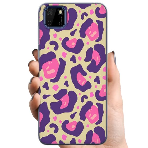 Huawei Y5p TPU Matkapuhelimen kuori Leopardi