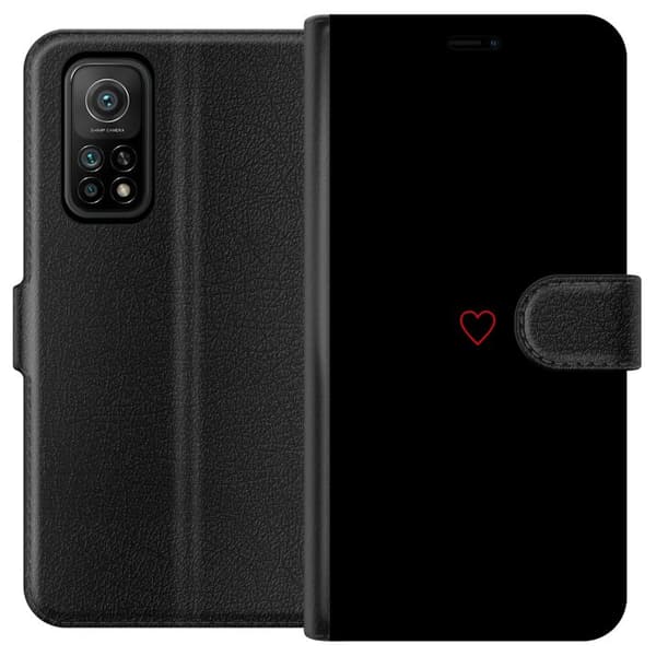 Xiaomi Mi 10T Pro 5G Plånboksfodral Hjärta