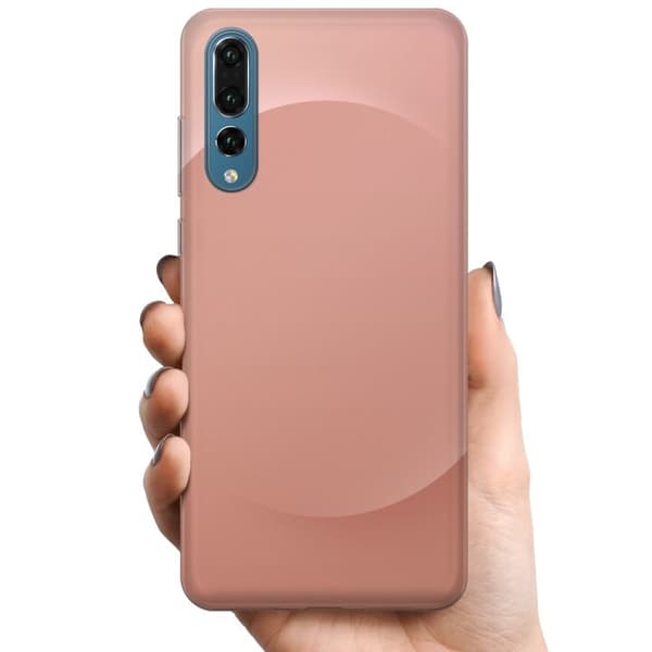 Huawei P20 Pro TPU Mobilcover Rose Punkt