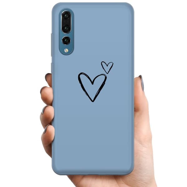 Huawei P20 Pro TPU Mobilcover Hjerte