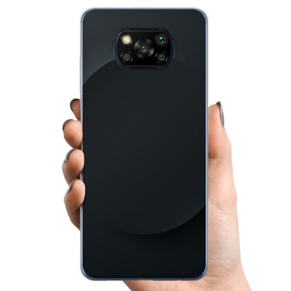 Xiaomi Poco X3 NFC TPU Mobildeksel Svart prikk