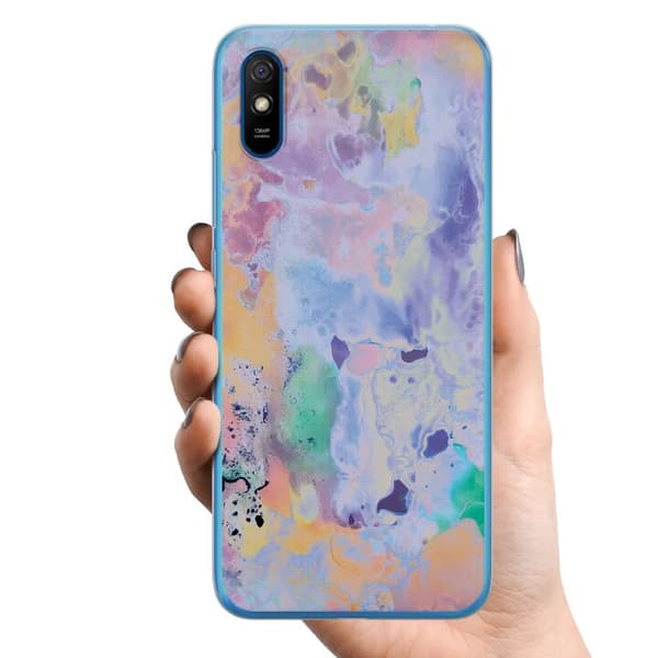 Xiaomi Redmi 9A TPU Mobildeksel Marmor