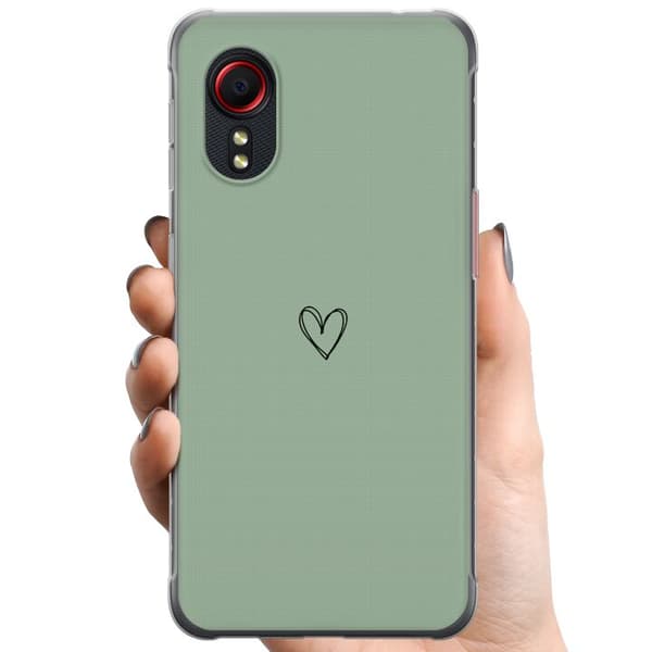 Samsung Galaxy Xcover 5 TPU Mobilcover Hjerte