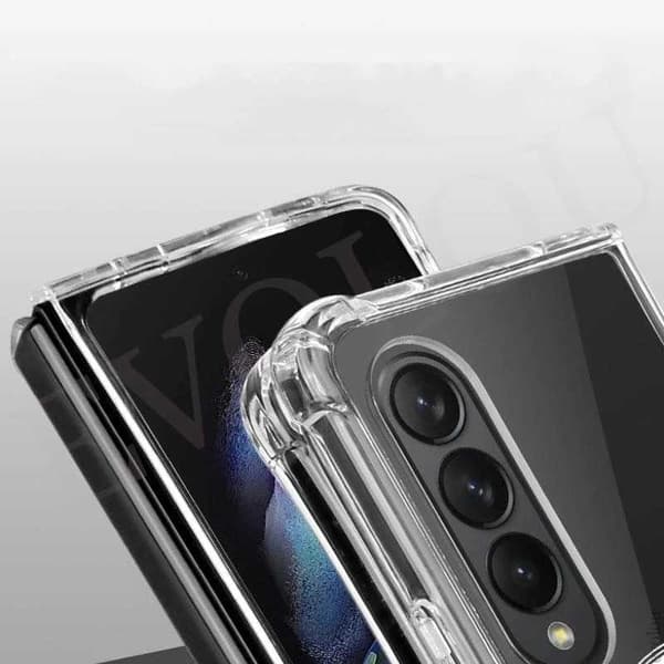 Samsung Z Fold 4 läpinäkyvä iskunvaimenninkotelo, MagSafe-yhteensopiva