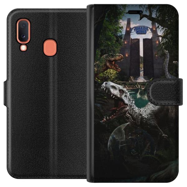 Samsung Galaxy A20e Plånboksfodral Jurassic World Dominion