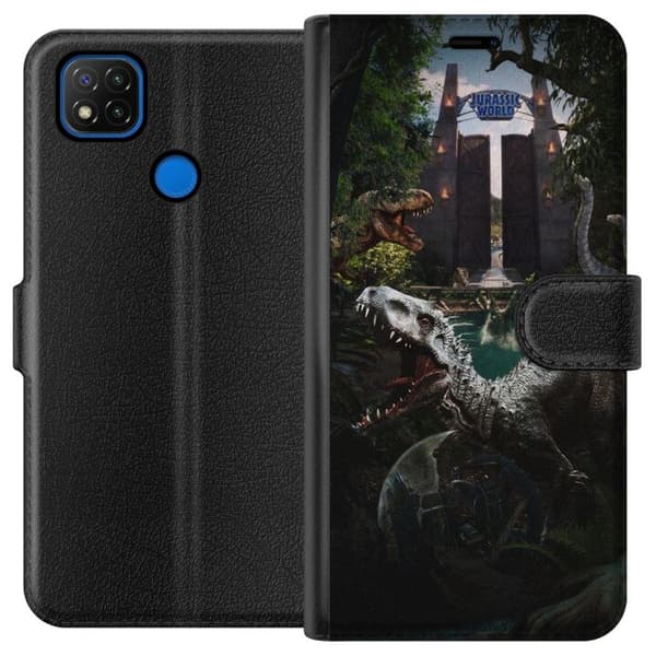 Xiaomi Redmi 9C Tegnebogsetui Jurassic World Dominion