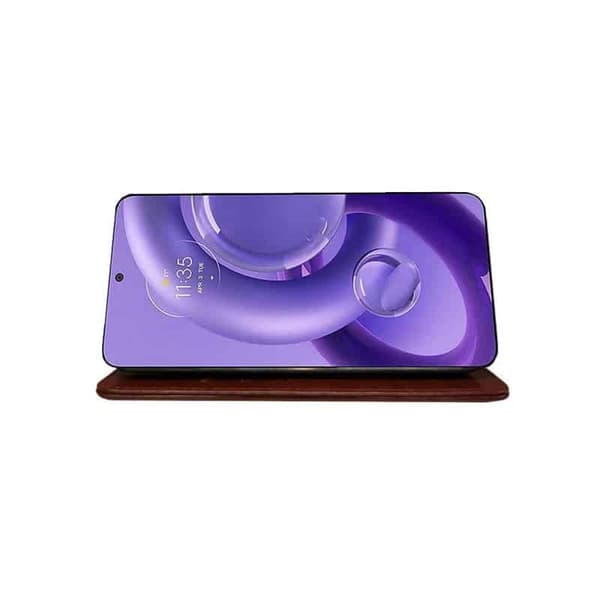 Mobil lommebok 3-kort Motorola Edge 30 Fusion - Brun