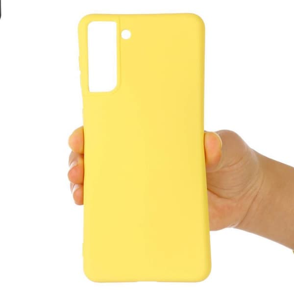 Liquid silikone cover Samsung Galaxy S22 Plus - Gul