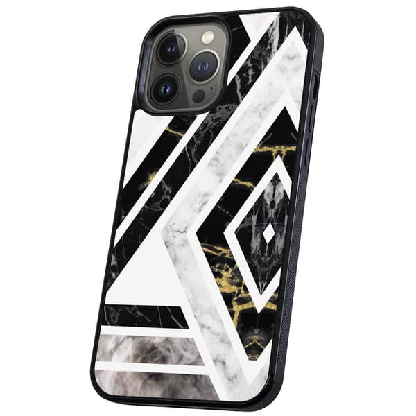 iPhone 14 Pro - Cover/Mobilcover Skræv Mønster