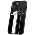 Miniatyrbillede 1 af 2: iPhone 14/15 Plus - Cover/Mobilcover Langstrakte Katte