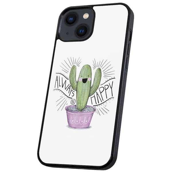 iPhone 14/15 Plus - Cover/Mobilcover Happy Cactus