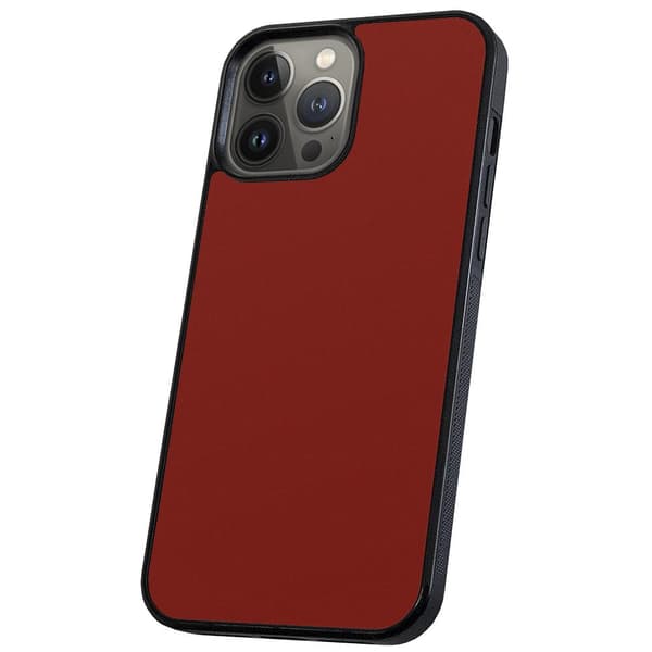 iPhone 14 Pro Max - Kuoret/Suojakuori Tummanpunainen