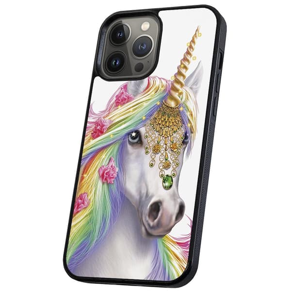 iPhone 14 Pro - Cover/Mobilcover Unicorn/Enhjørning