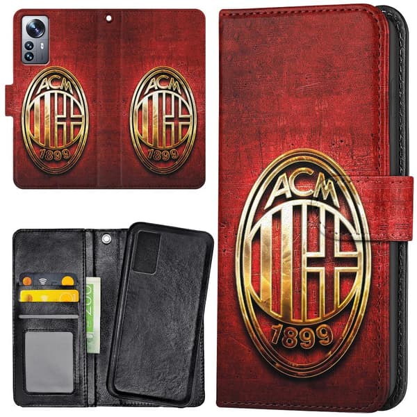 Xiaomi 12 - Lommebok Deksel A.C Milan