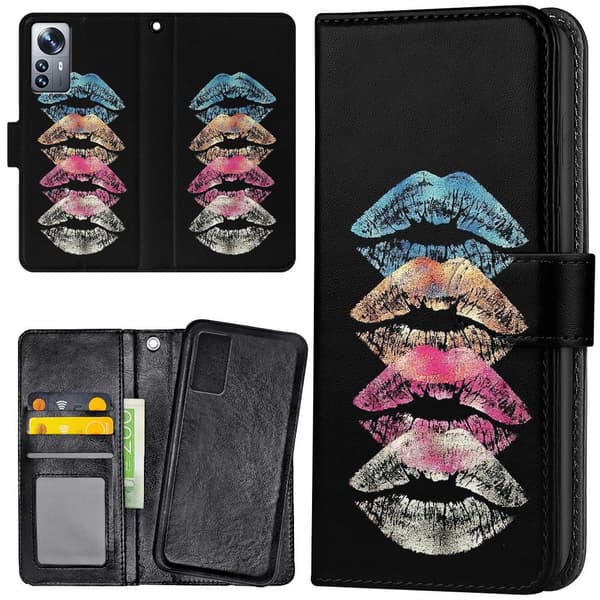 Xiaomi 12 - Lommebok Deksel Lepper