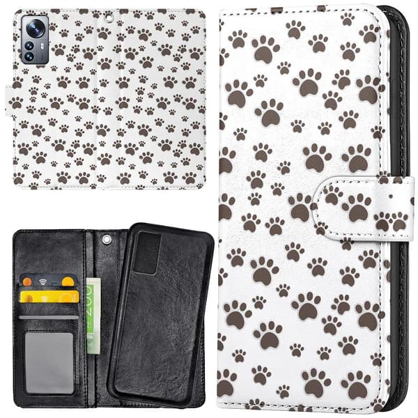 Xiaomi 12 Pro - Mobilcover/Etui Cover Pote Mønster