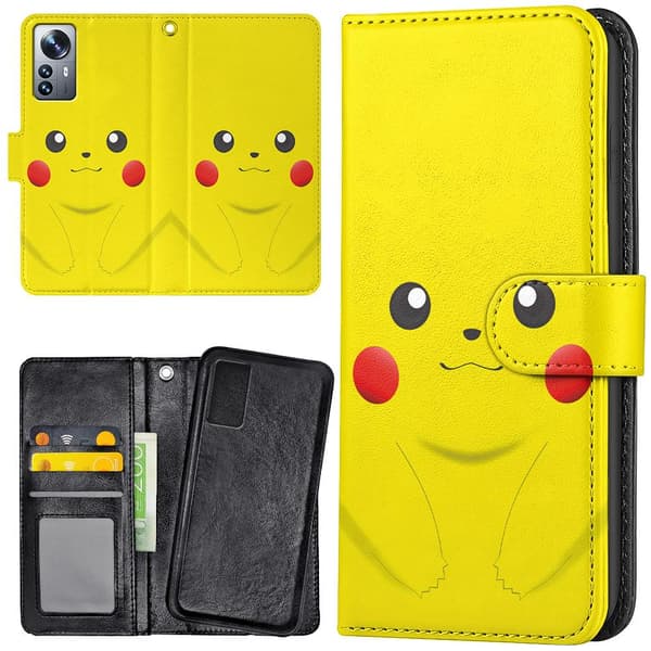 Xiaomi 12 - Lompakkokotelo/Kuoret Pikachu / Pokemon