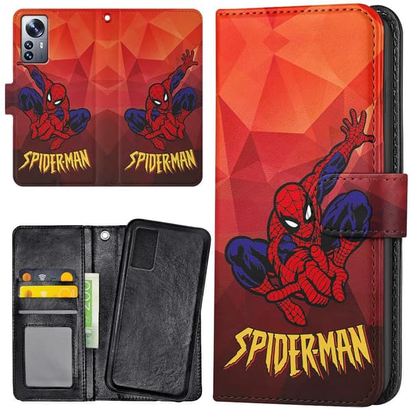 Xiaomi 12 - Mobilcover/Etui Cover Spider-Man