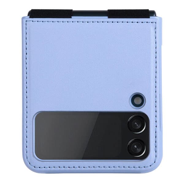 Nillkin Qin Vegaaninen Nahka Kuori Samsung Galaxy Z Flip 4 - Laventeli