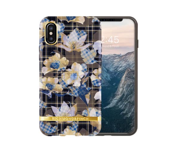 Richmond & Finch Skal iPhone X/XS – Floral Checked