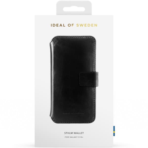 iDeal Fodral Samsung Galaxy S10 Plus – STHLM Wallet – Svart