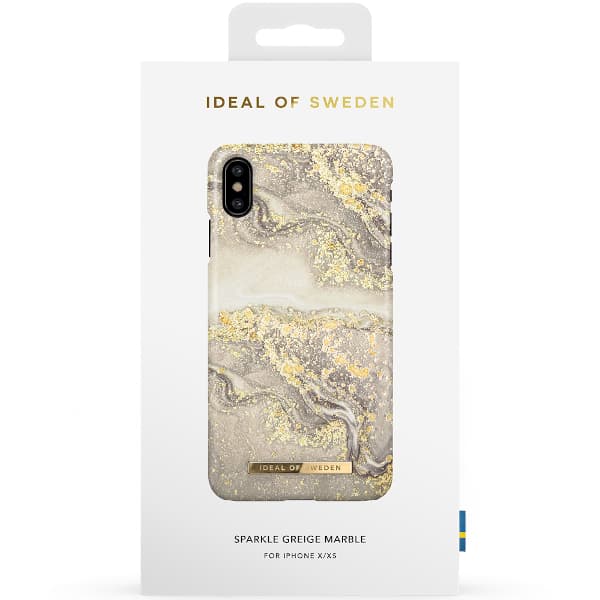 iDeal Fashion Skal iPhone X/XS – Sparkle Greige Marble