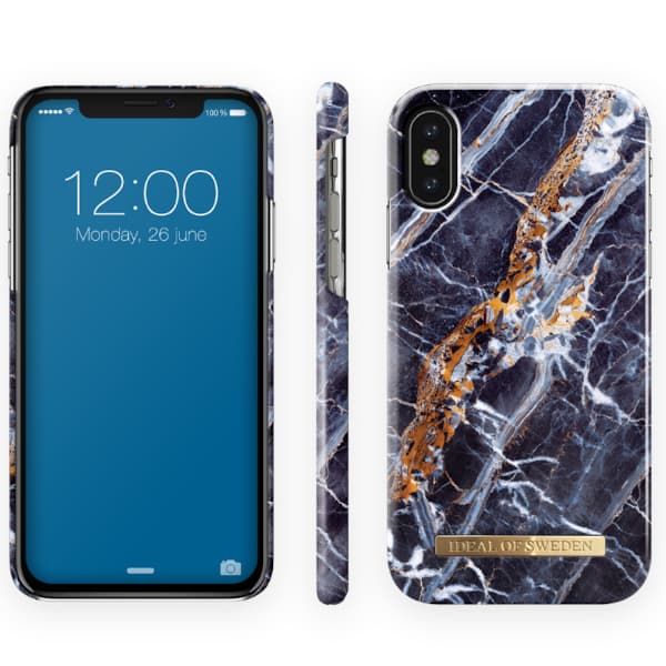 iDeal Fashion Skal iPhone X – Midnight Blue Marble