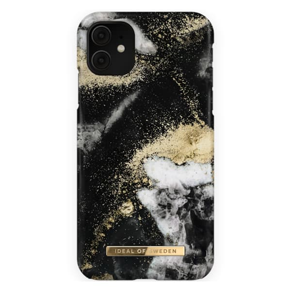 iDeal Skal iPhone 11 / XR – Black Galaxy Marble