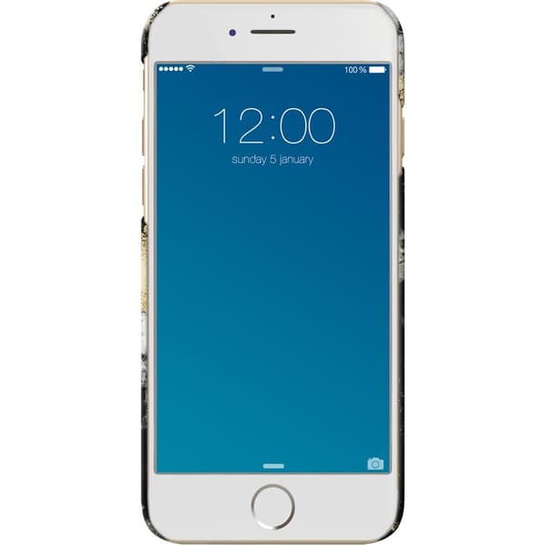 iDeal Skal iPhone 6/6S/7/8/SE2 – Black Galaxy Marble
