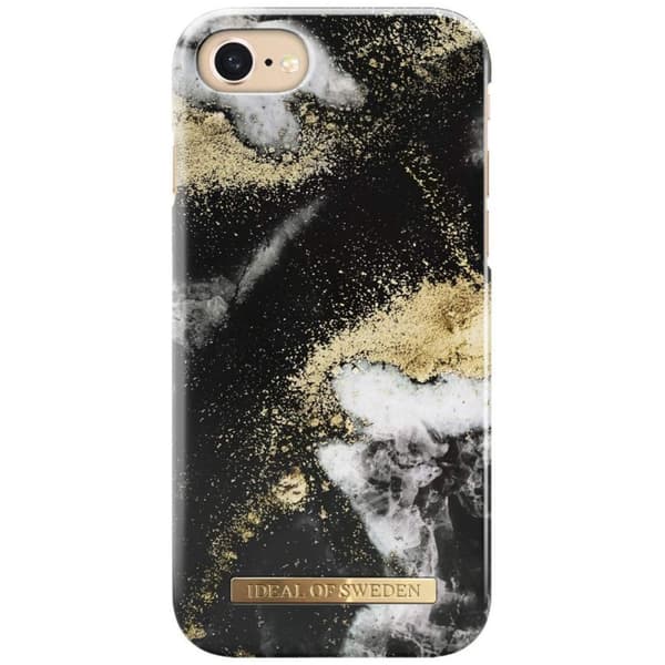 iDeal Skal iPhone 6/6S/7/8/SE2 – Black Galaxy Marble
