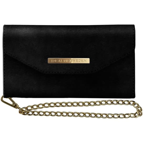iDeal Mayfair Clutch Velvet fodral iPhone XS MAX – Svart